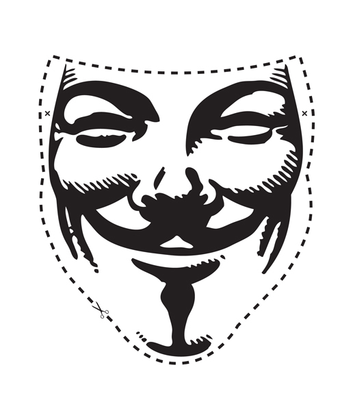Detail Vendetta Mask Vector Nomer 6