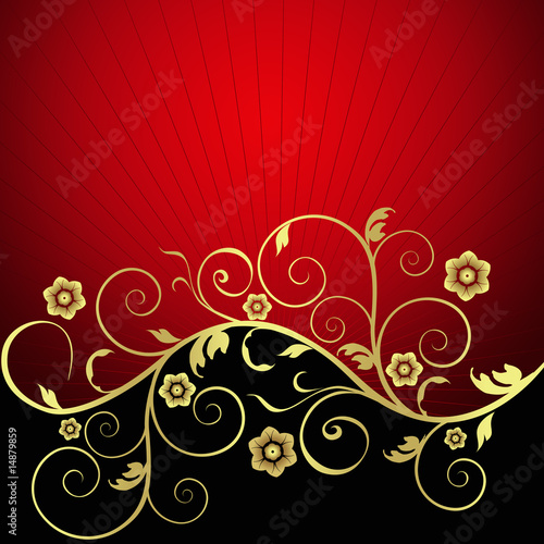 Detail Background Elegant Black Red Nomer 4