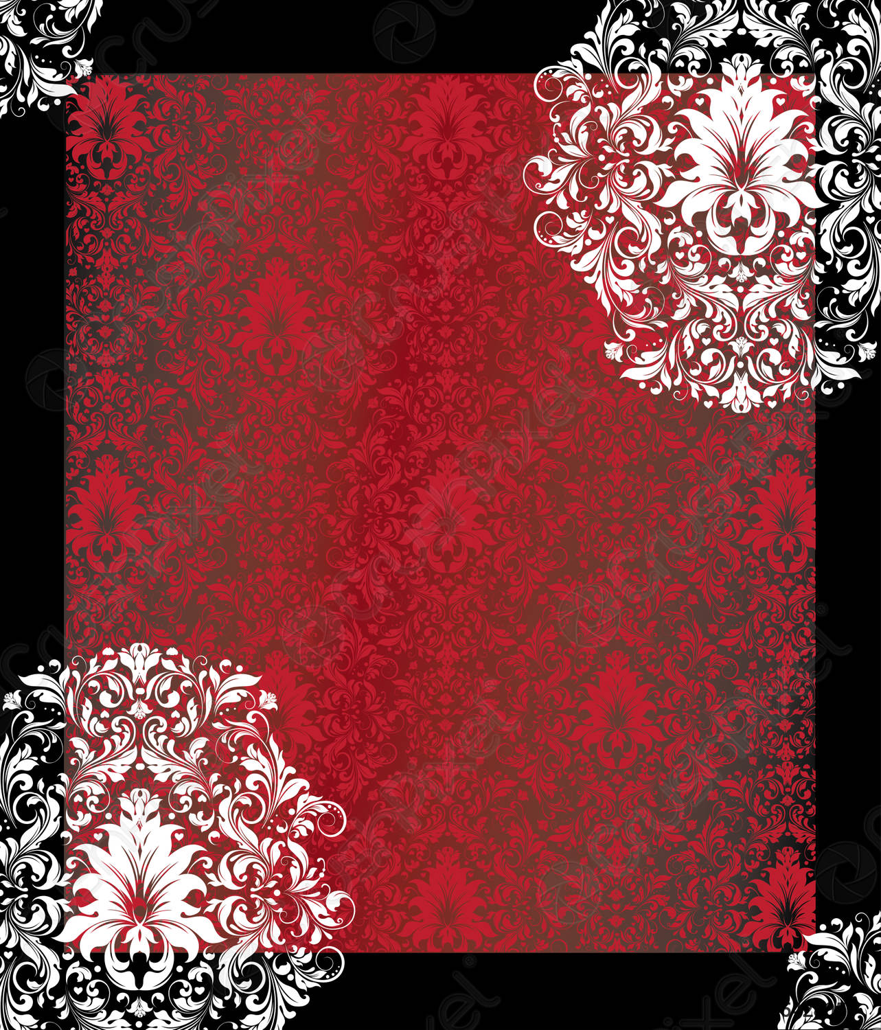 Detail Background Elegant Black Red Nomer 41