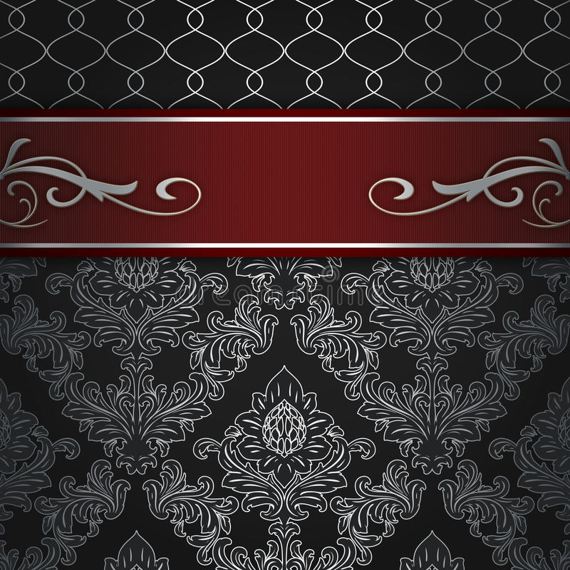Detail Background Elegant Black Red Nomer 9