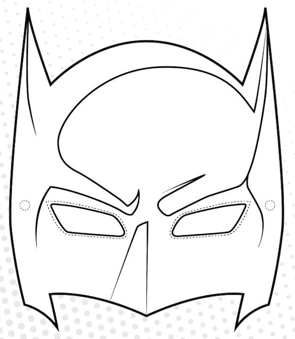 Detail Batman Maske Vorlage Zum Ausdrucken Nomer 4