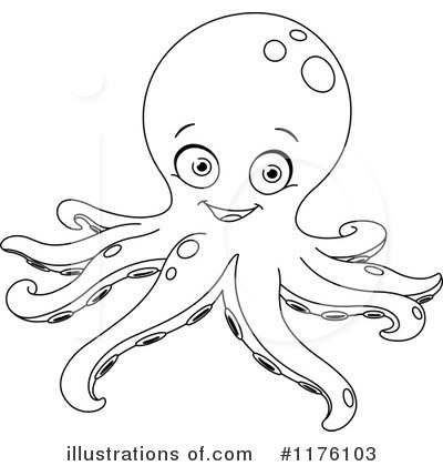 Detail Black And White Octopus Clipart Nomer 14