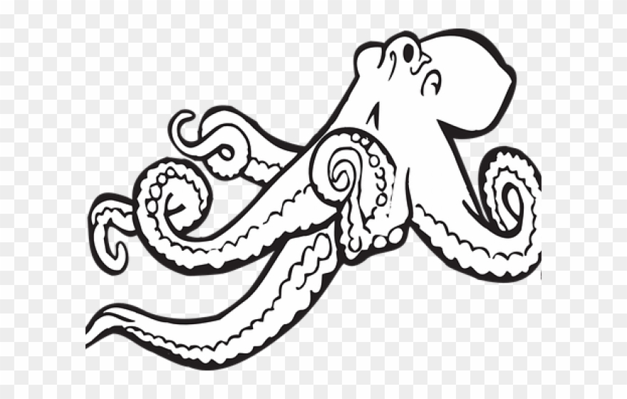 Detail Black And White Octopus Clipart Nomer 30