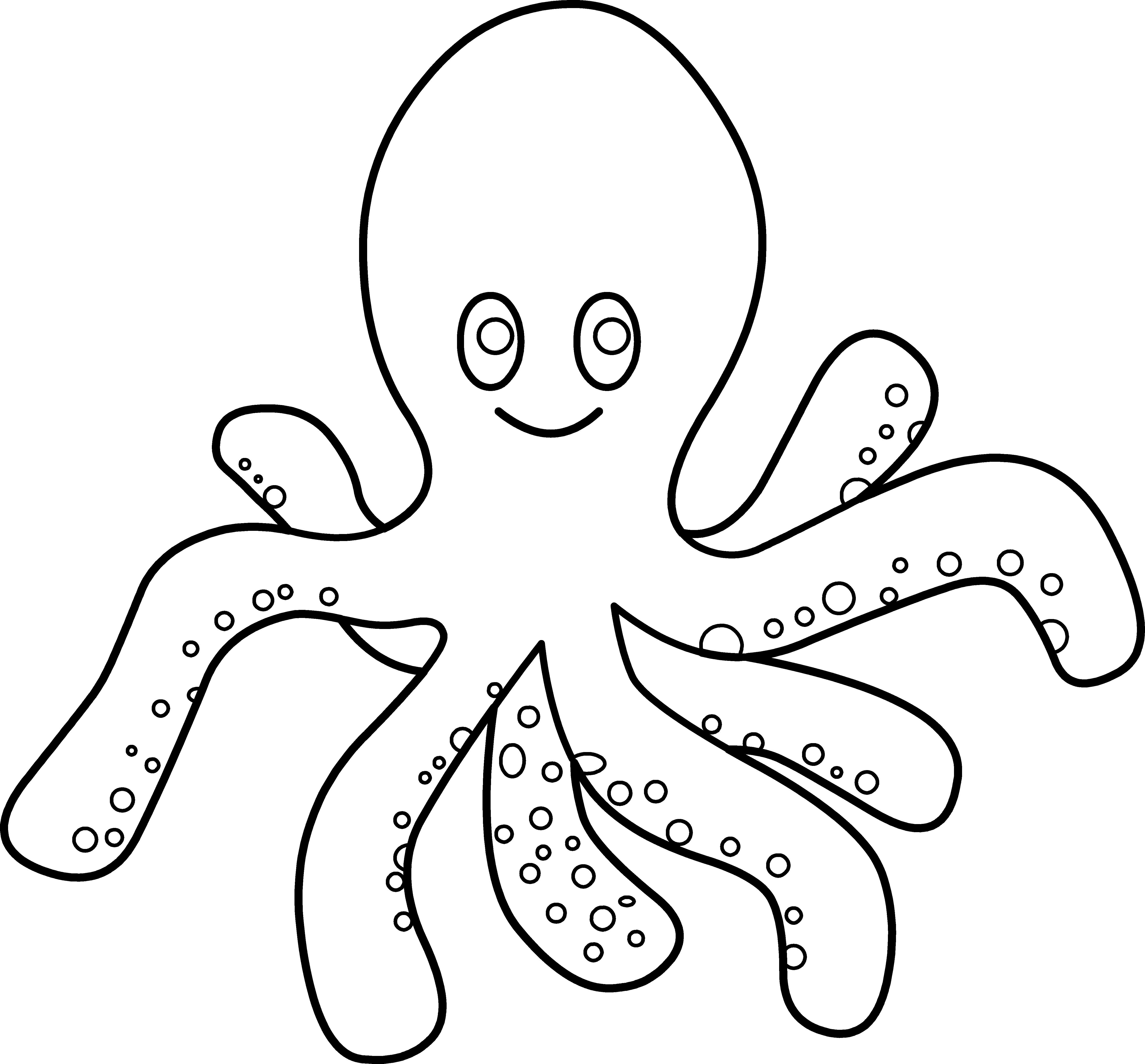 Detail Black And White Octopus Clipart Nomer 38