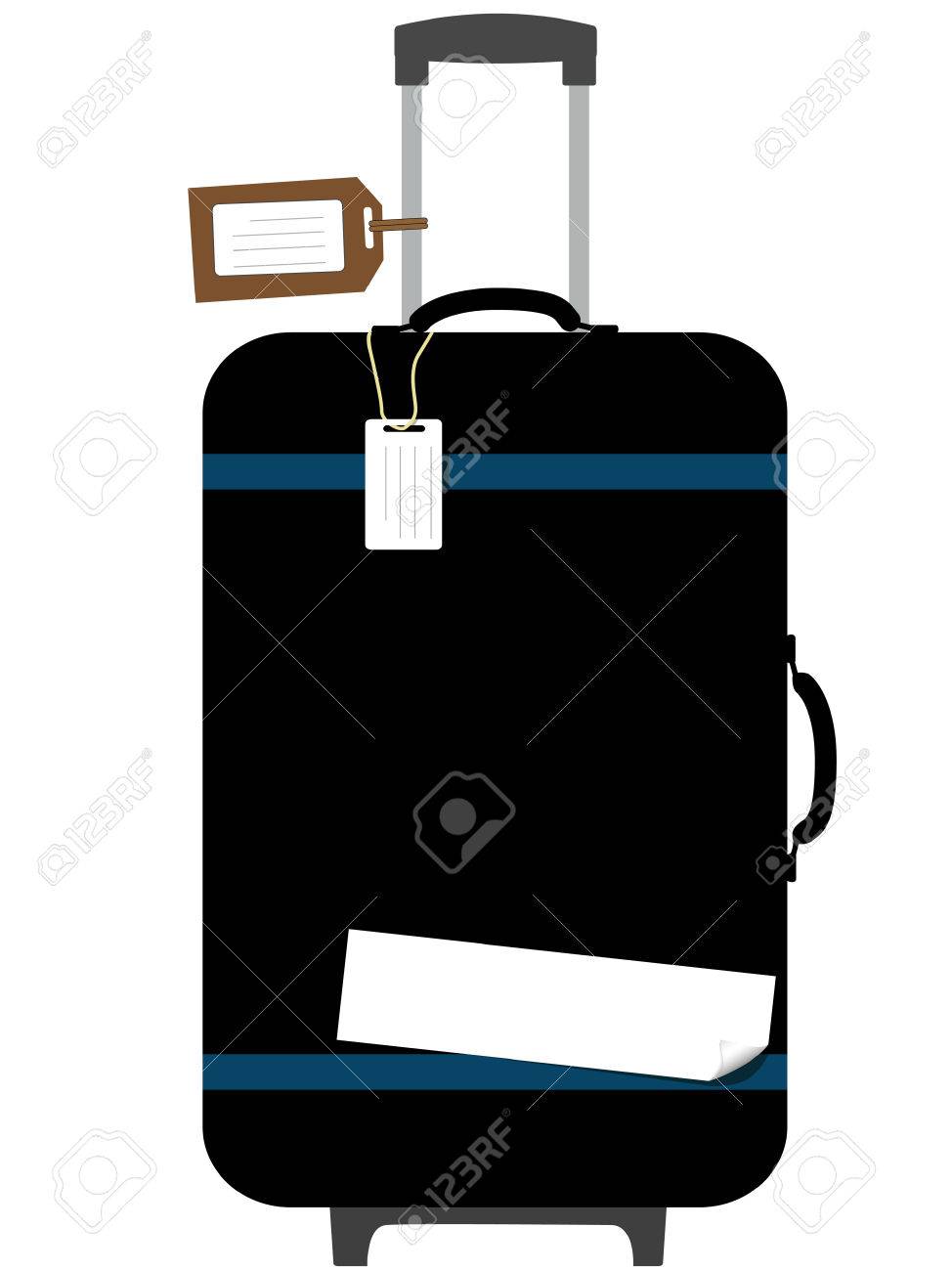 Detail Black Suitcase Clipart Nomer 15