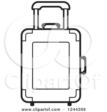 Detail Black Suitcase Clipart Nomer 30