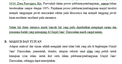 Detail Contoh Proposal Pembangunan Masjid Lengkap Nomer 40