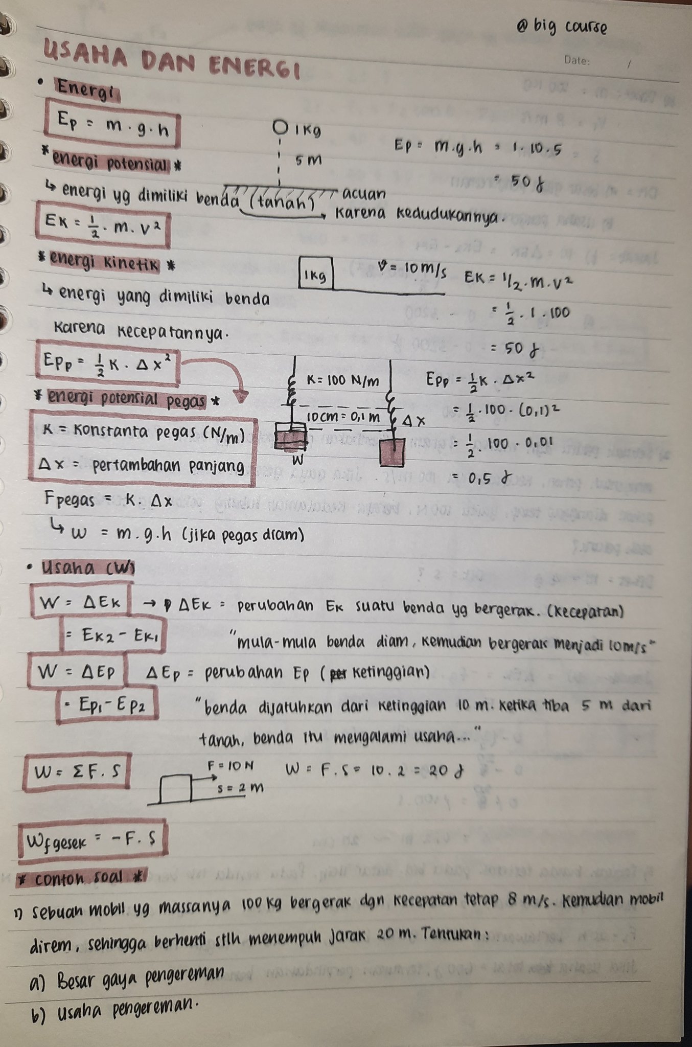 Detail Contoh Soal Tentang Usaha Dan Energi Nomer 17