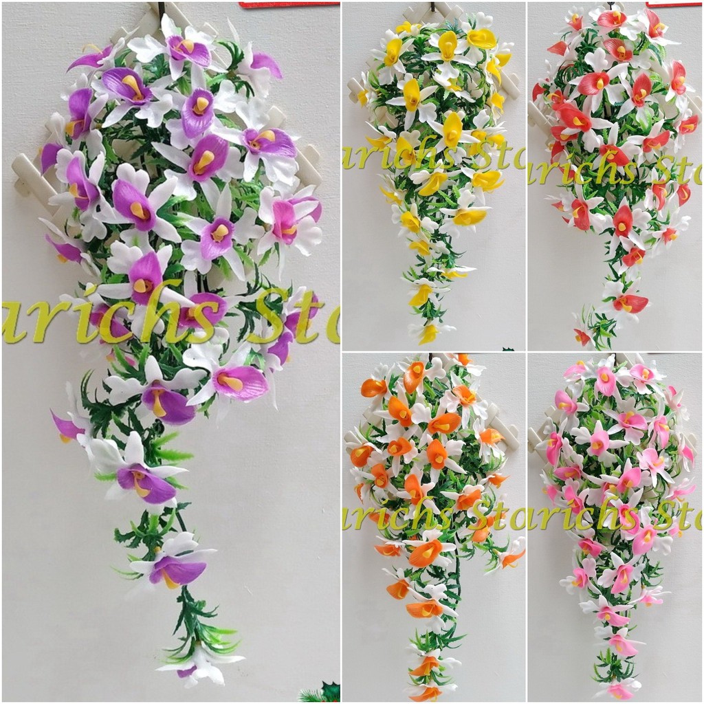 Gambar Bunga Plastik Hiasan Dinding - KibrisPDR
