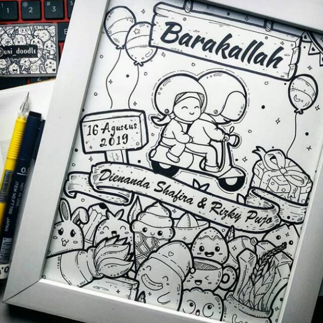 Detail Gambar Doodle Hitam Putih Nomer 18