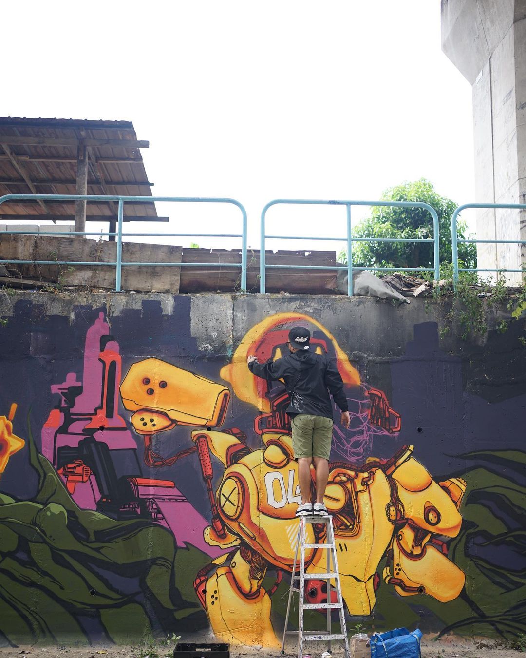 Detail Graffiti Abdul Rahman Nomer 7