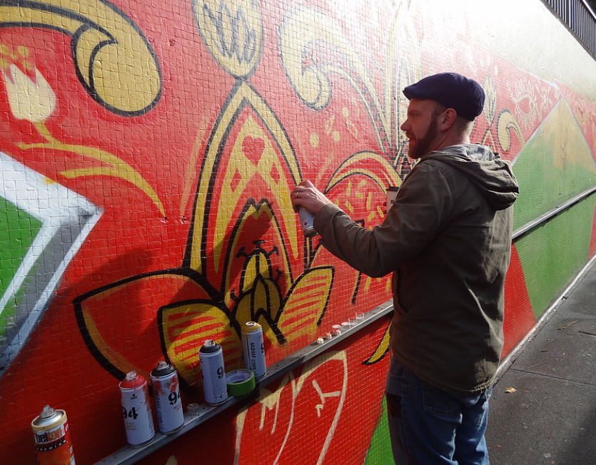 Detail Graffiti Workshop Bristol Nomer 13