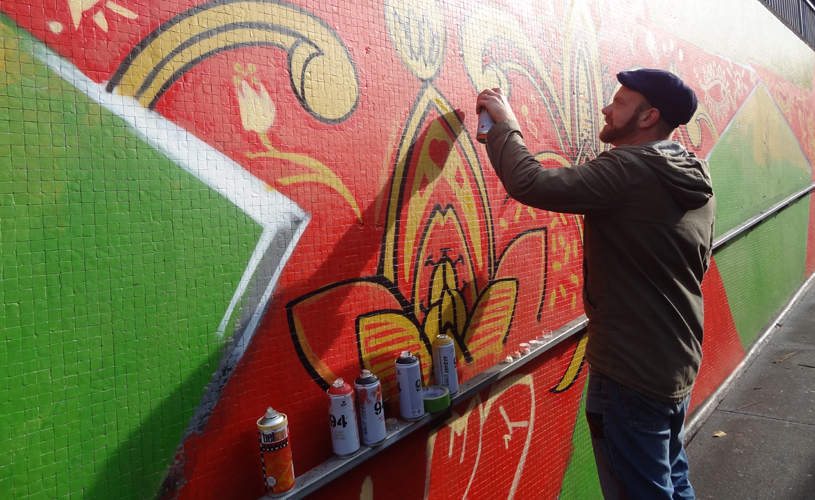 Detail Graffiti Workshop Bristol Nomer 34