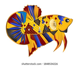 Detail Logo Ikan Betta Nomer 6