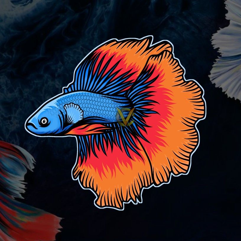 Detail Logo Ikan Betta Nomer 8