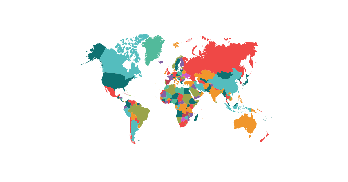 Detail Map Of The World Transparent Nomer 45