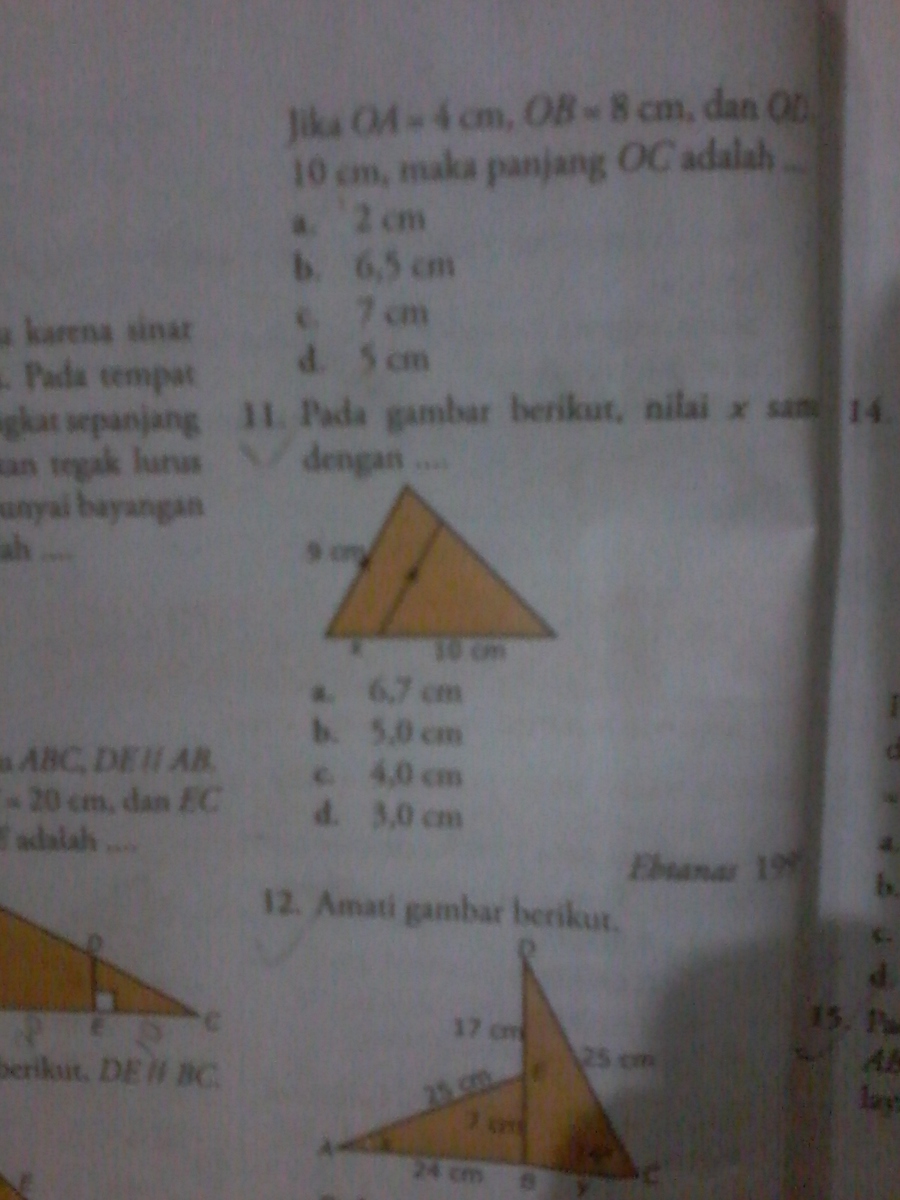 Detail Pada Gambar Berikut Nilai X Sama Dengan Nomer 3