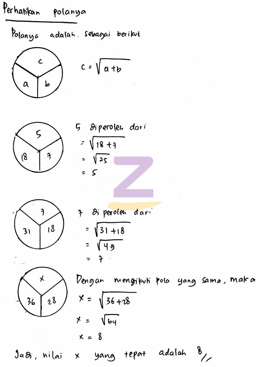 Detail Pada Gambar Berikut Nilai X Sama Dengan Nomer 19