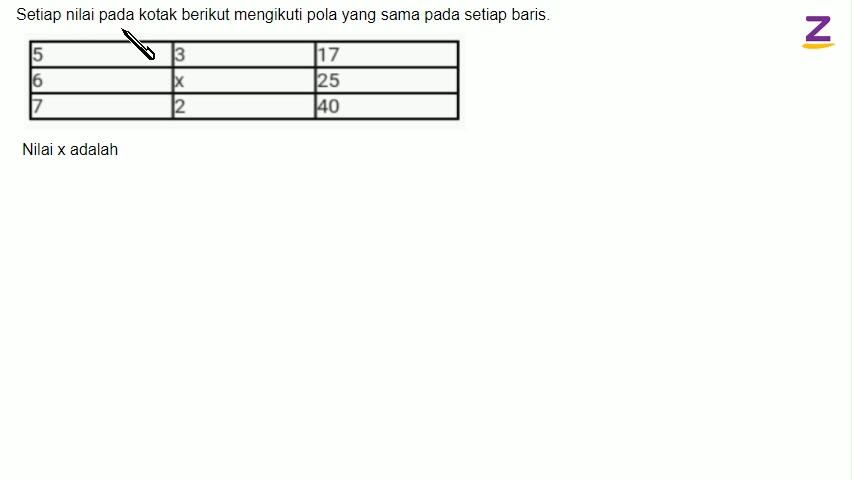 Detail Pada Gambar Berikut Nilai X Sama Dengan Nomer 34