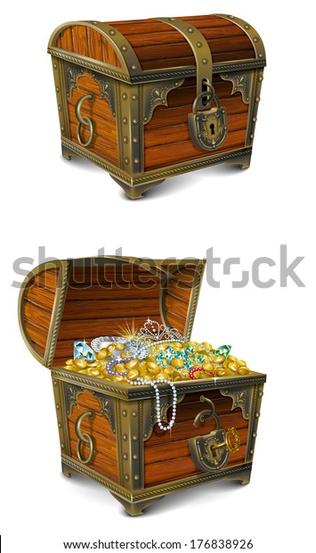 Detail Picture Of Pirate Treasure Chest Nomer 14