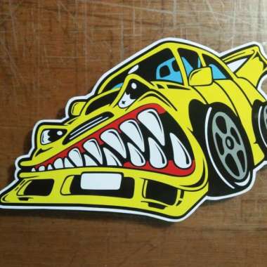 Detail Stiker Kartun Mobil Nomer 43