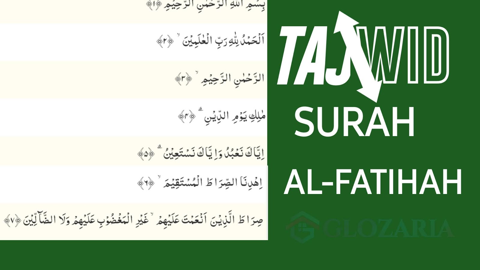 Detail Surat Al Fatihah Dan Tajwidnya Nomer 12