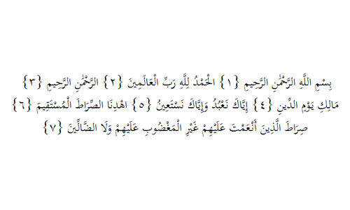 Detail Surat Al Fatihah Dan Tajwidnya Nomer 19