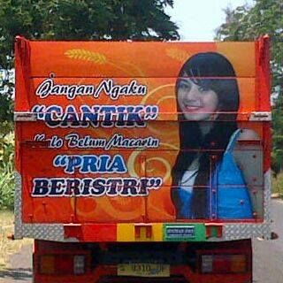 Detail Tulisan Lucu Bak Truk Nomer 32