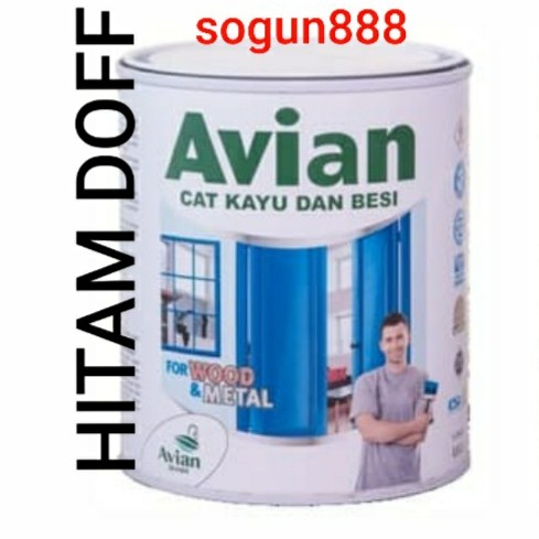 Detail Cat Kayu Warna Hitam Doff Nomer 47