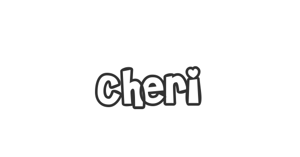 Detail Cheri Font Nomer 7