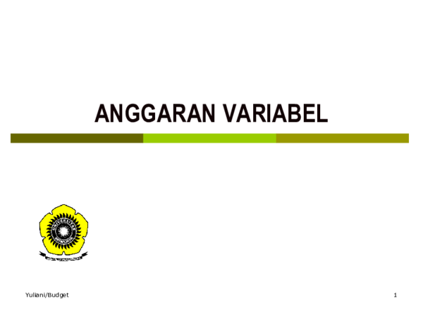 Detail Contoh Anggaran Variabel Nomer 23