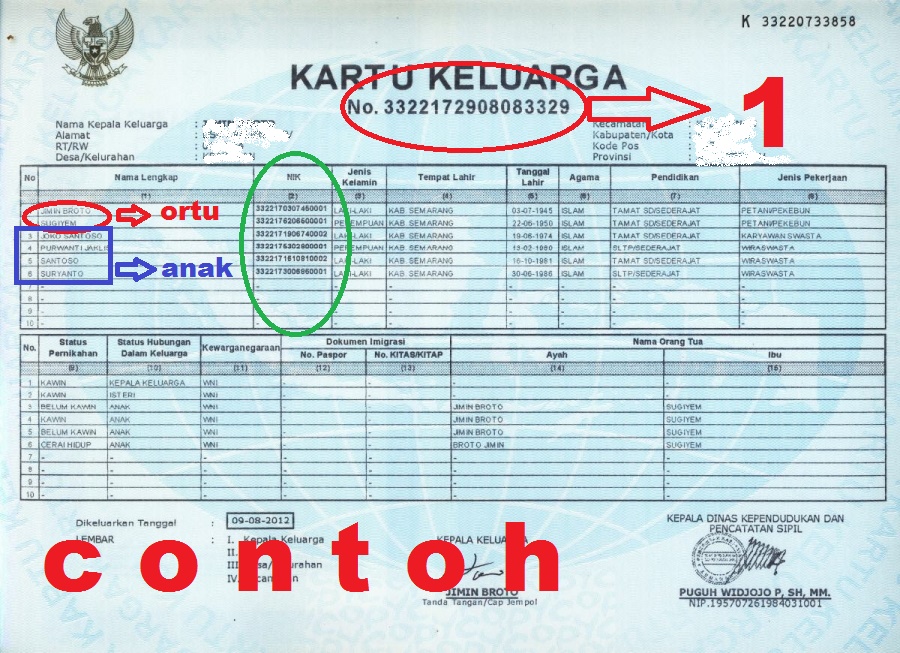 Detail Contoh Nomor Nik Dan Kk Nomer 9