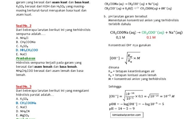 Detail Contoh Soal Ph Asam Kuat Nomer 41