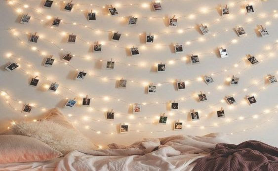 Detail Dekorasi Kamar Tidur Dengan Foto Polaroid Nomer 24