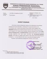 Detail Format Surat Edaran Nomer 22