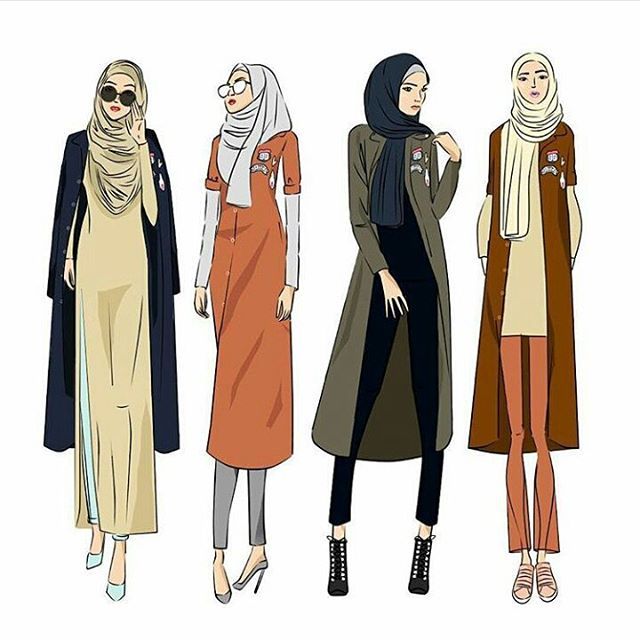 Detail Gambar Baju Muslim Karikatur Nomer 13