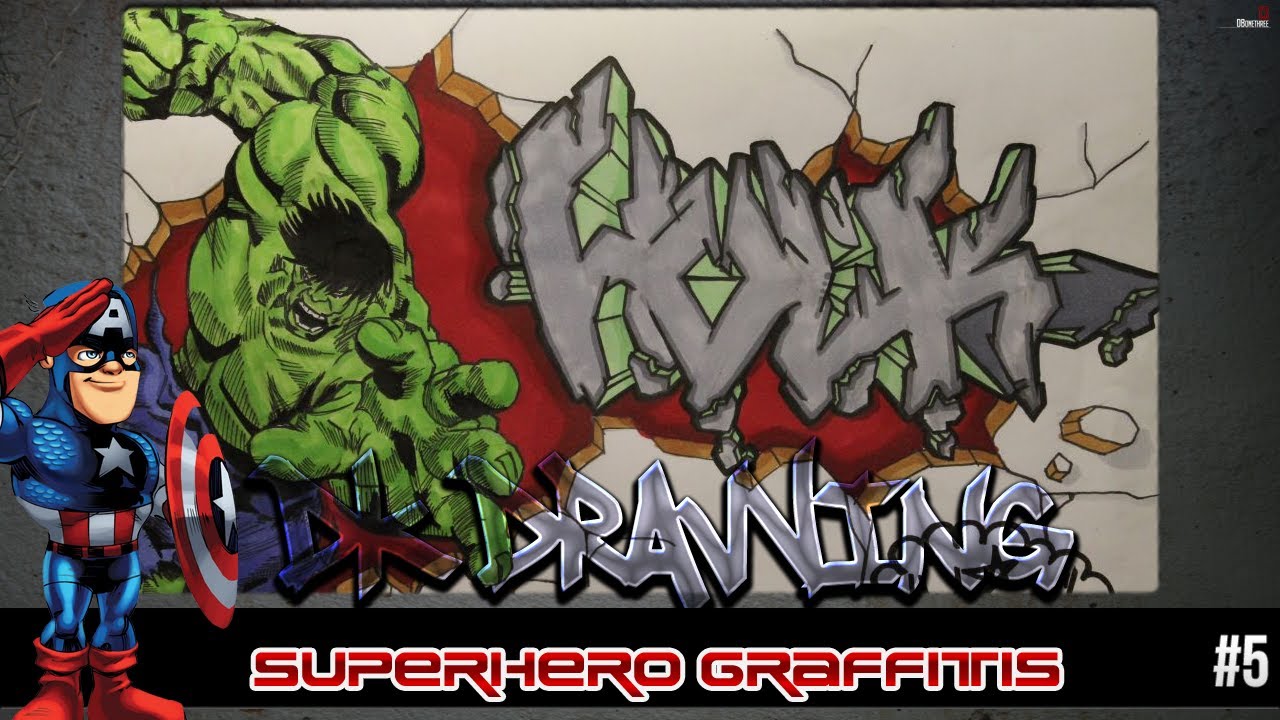 Detail Graffiti Character 3d Hilk Nomer 6