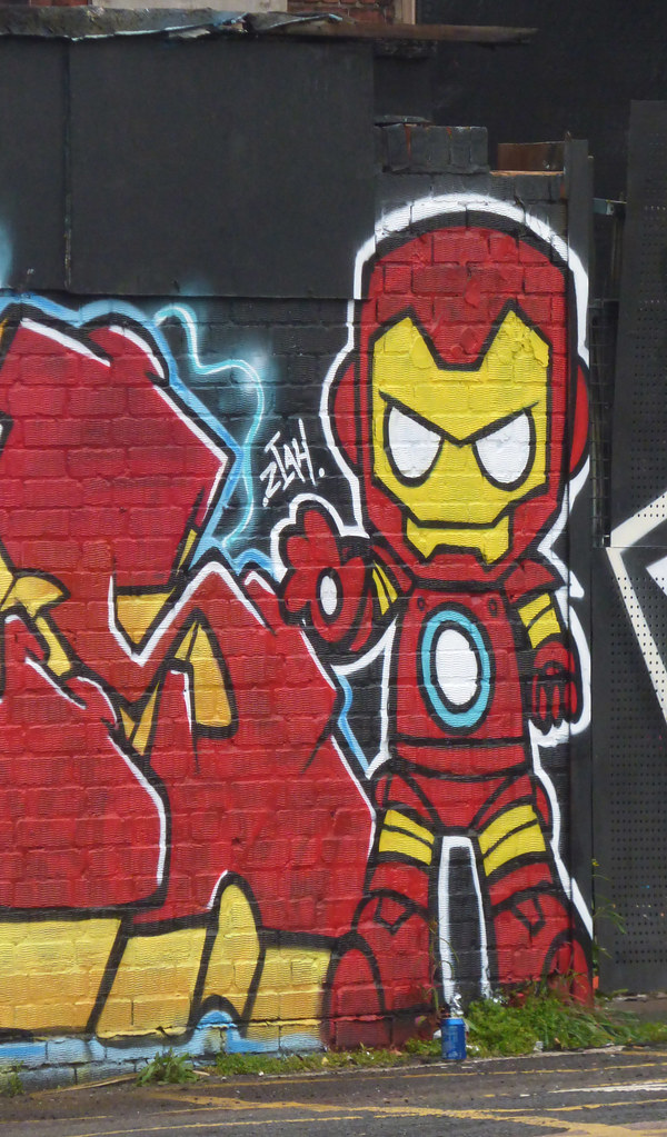 Detail Iron Man Graffiti Nomer 25