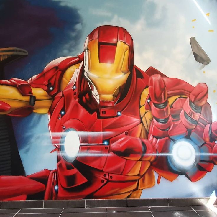 Detail Iron Man Graffiti Nomer 36