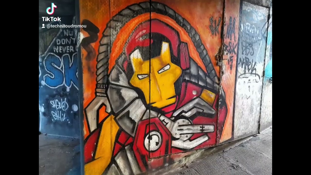 Detail Iron Man Graffiti Nomer 48