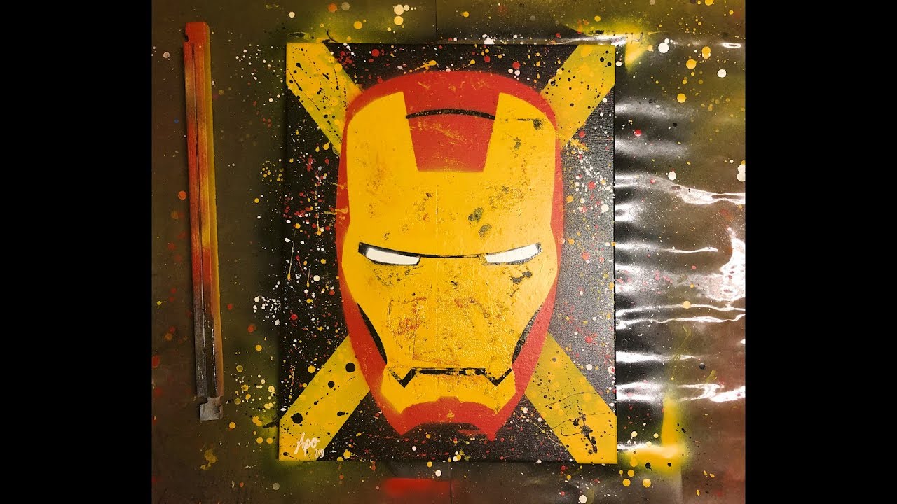 Detail Iron Man Graffiti Nomer 5