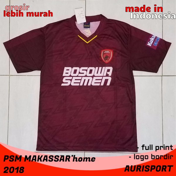 Detail Jersey Futsal Merah Maroon Nomer 35