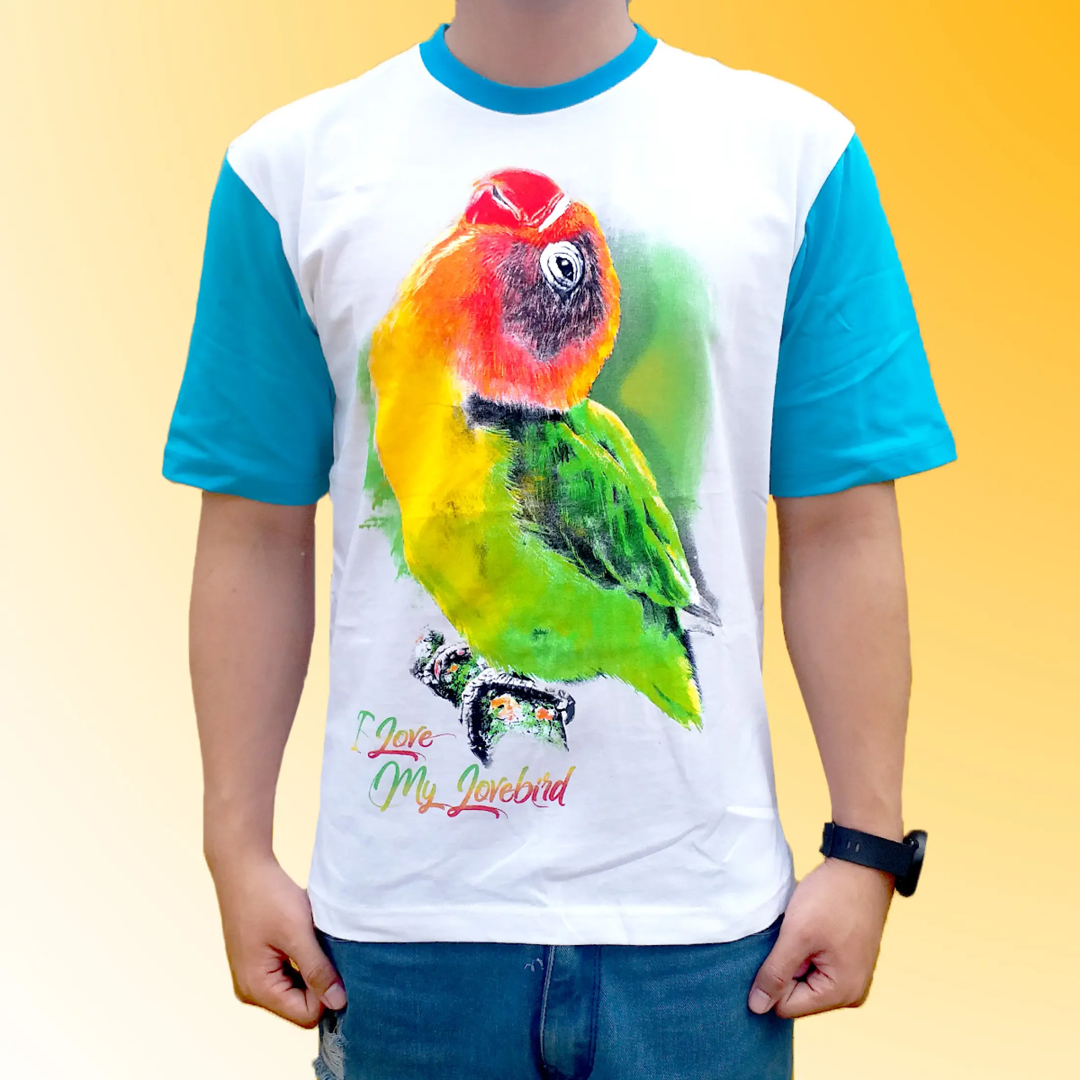 Detail Kaos Lovebird 3d Nomer 15