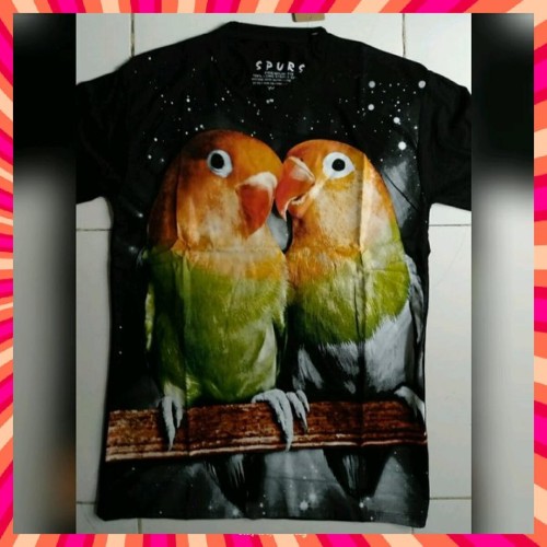 Detail Kaos Lovebird 3d Nomer 20