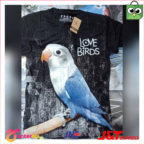 Detail Kaos Lovebird 3d Nomer 27