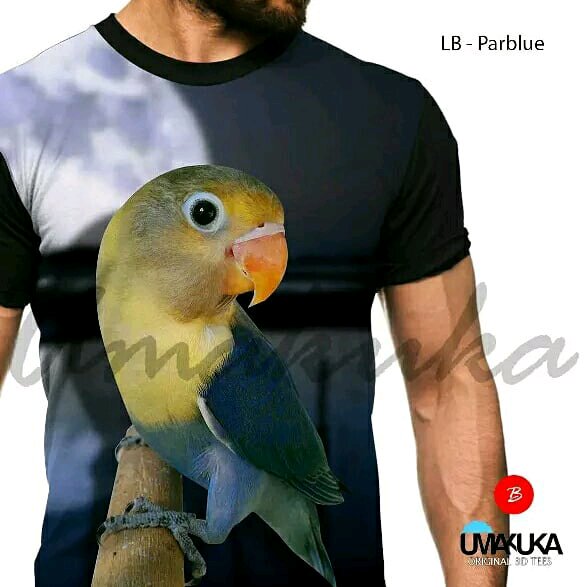 Detail Kaos Lovebird 3d Nomer 28