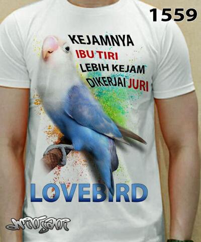 Detail Kaos Lovebird 3d Nomer 43