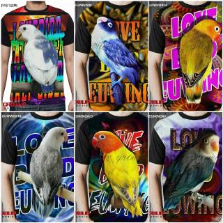 Detail Kaos Lovebird 3d Nomer 44