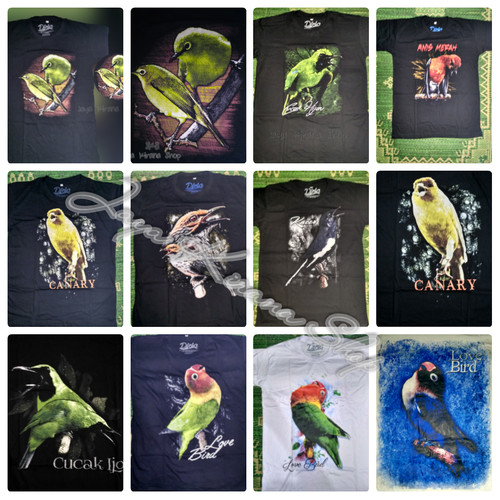 Detail Kaos Lovebird 3d Nomer 46