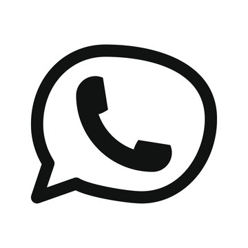 Detail Logo Whatsapp Black Png Nomer 30